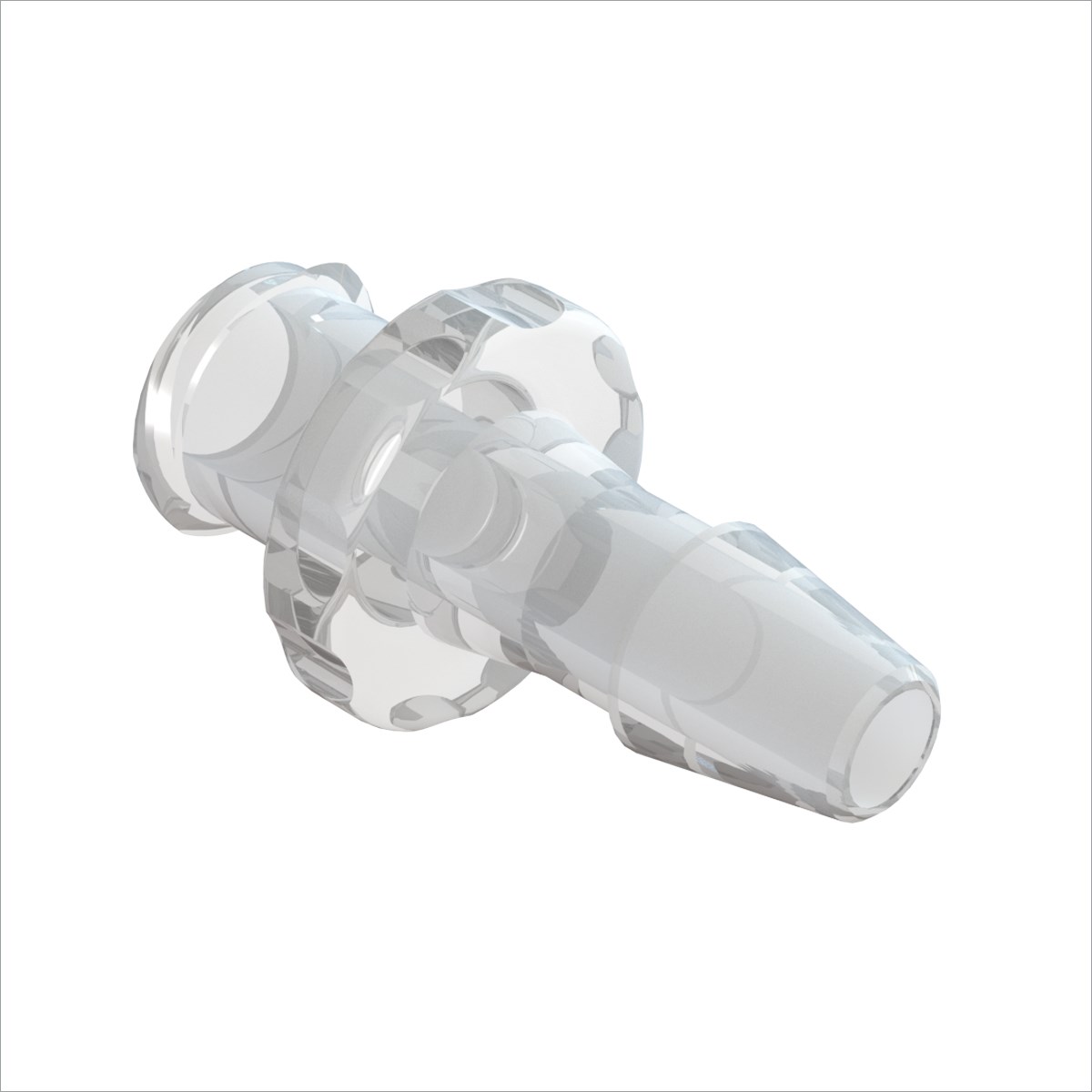 Fisnar 561085 Female Luer Lock to Barb Fitting Connector Clear